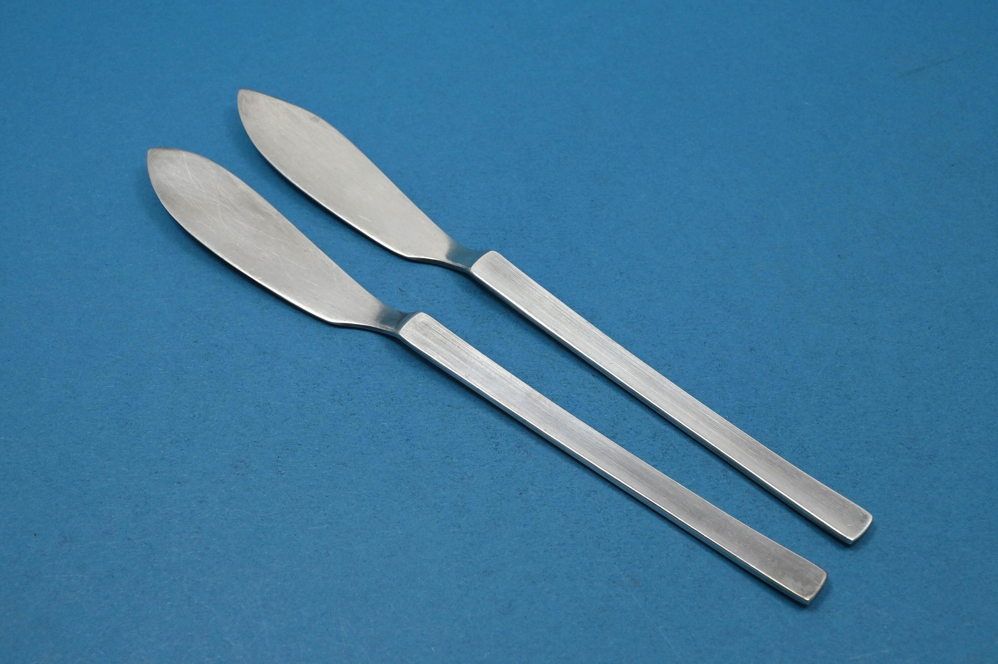 Versilbertes Besteck, Käsemesser und Buttermesser von WMF, New York