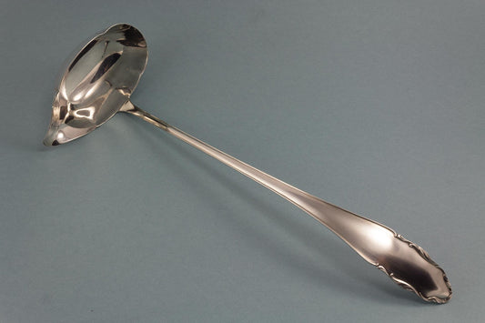 Versilberte Suppenkelle von WMF, große Punschkelle