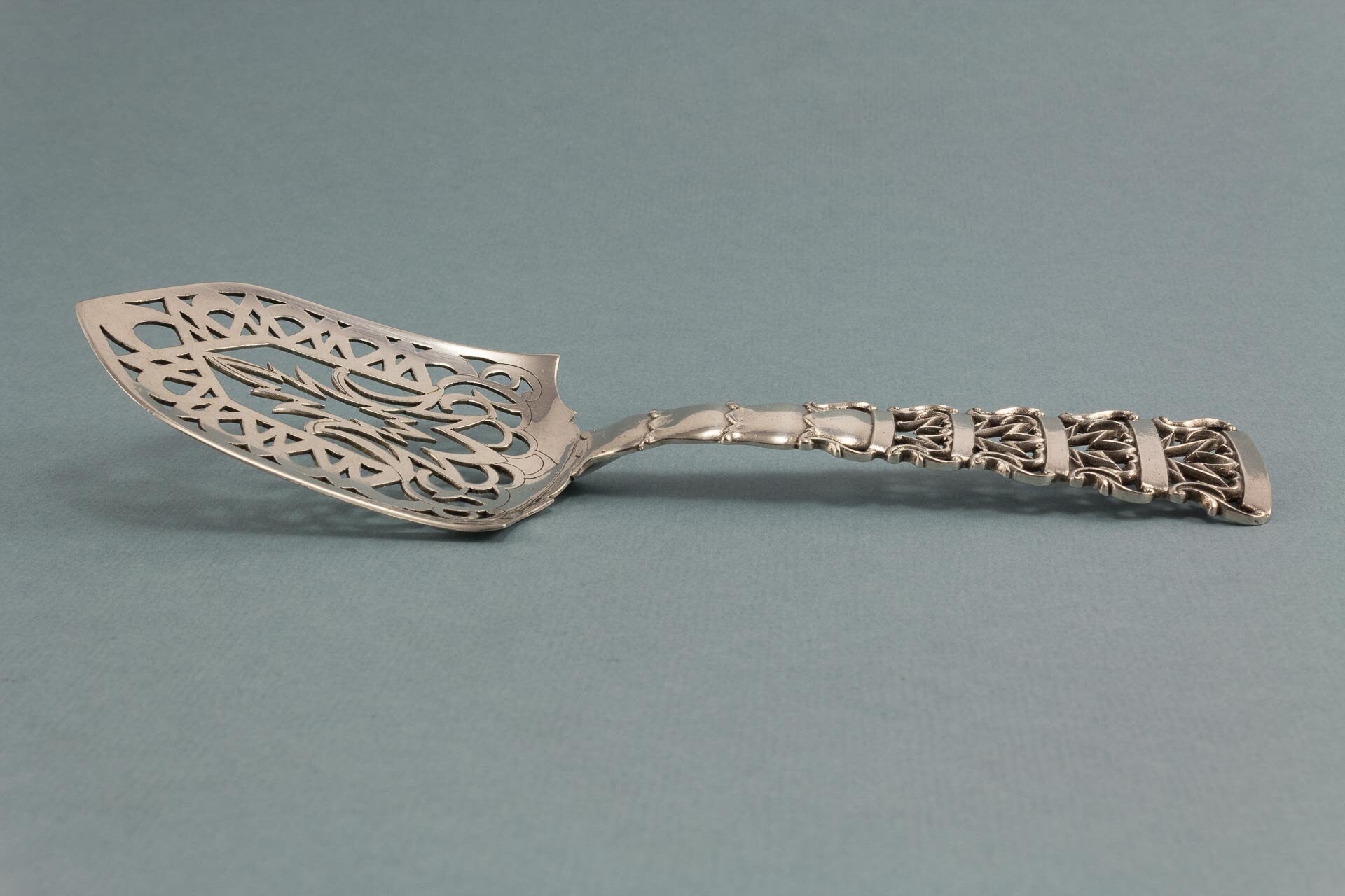 Seltener Tortenheber aus 800er Silber, Bruckmann, Hochzeitsgeschenk