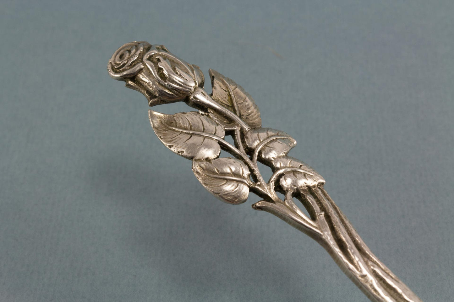 Fleischgabel aus 800er Silber, Christoph Widmann, Hildesheimer Rose