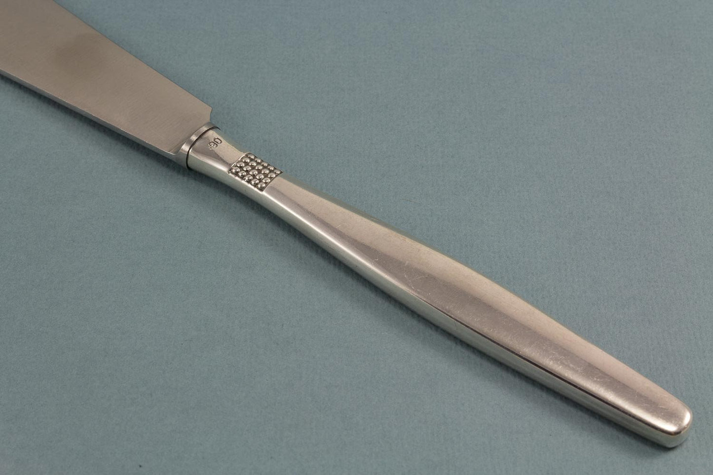 Versilbertes Tortenmesser von BSF Vintage Messer für die Hochzeitstorte, Dänisch Perl