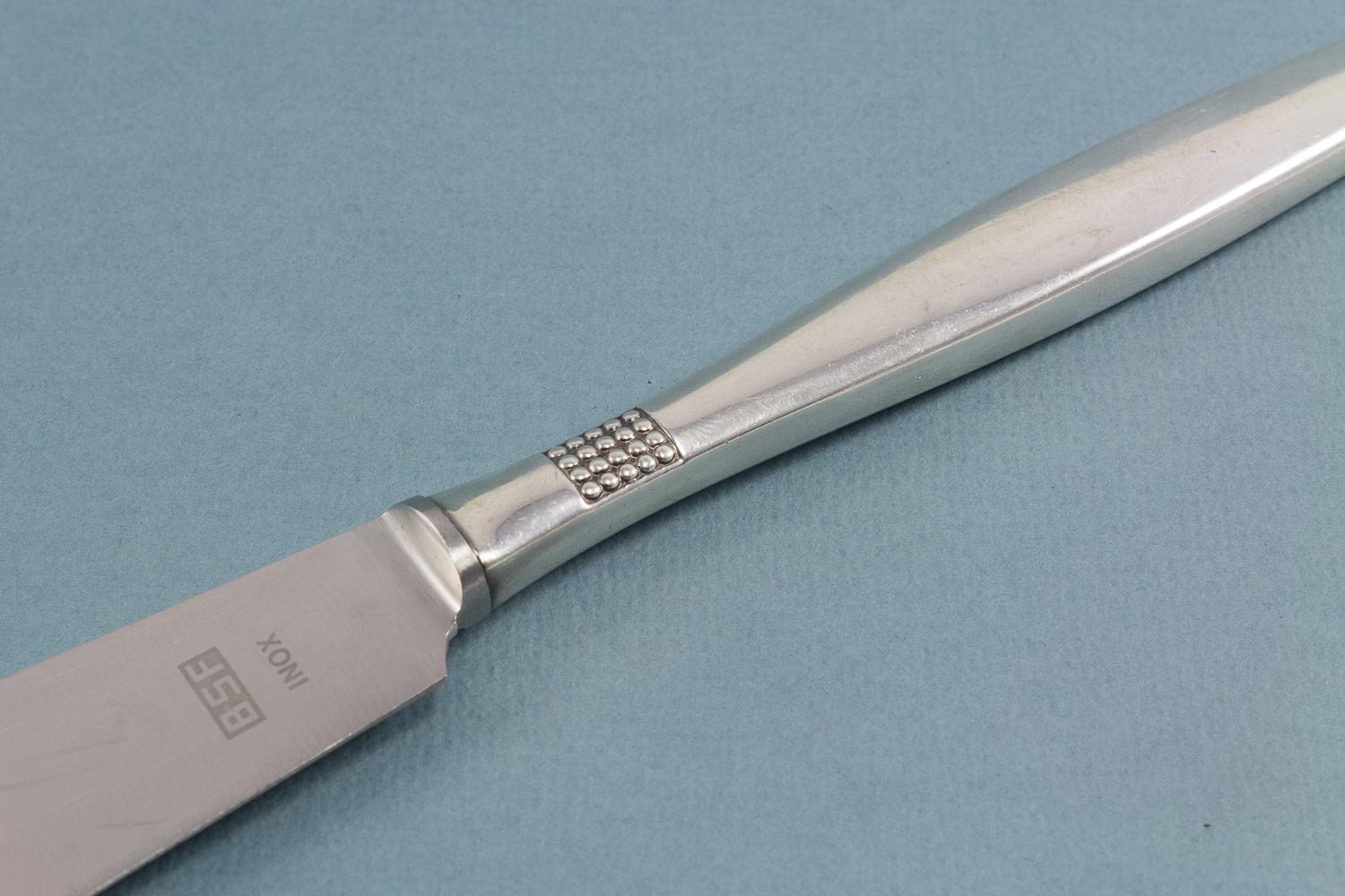 Versilbertes Tortenmesser von BSF Vintage Messer für die Hochzeitstorte, Dänisch Perl