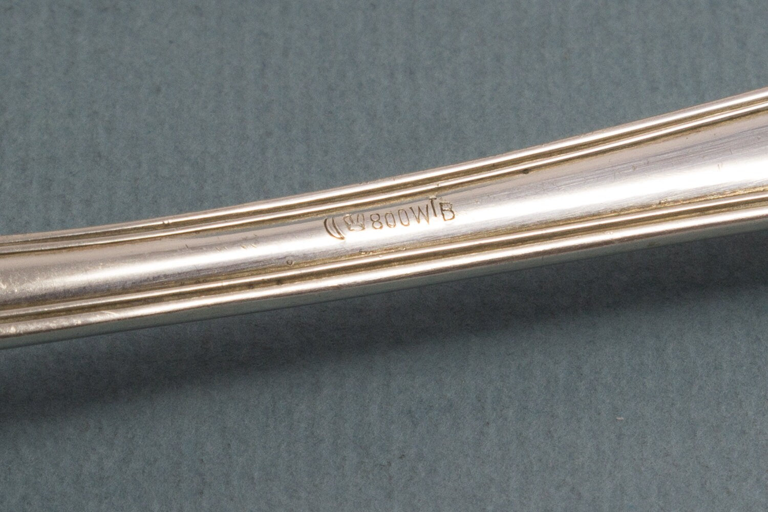 Silberne Eisschaufel von Wilhelm Binder, 800er Silber