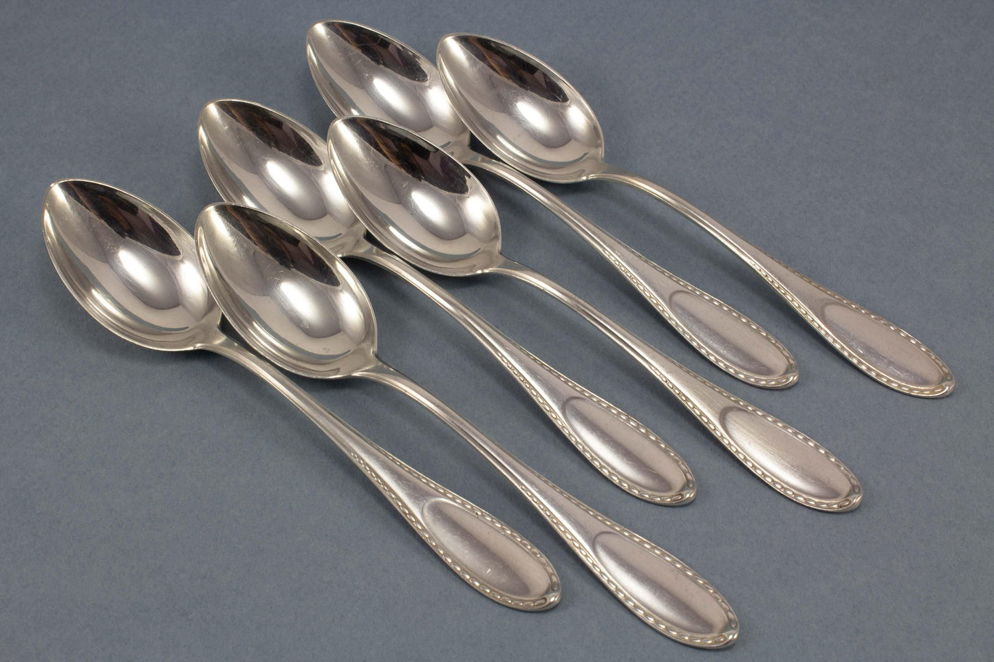 Beautiful silver tea spoons by BSF, 800 silver 