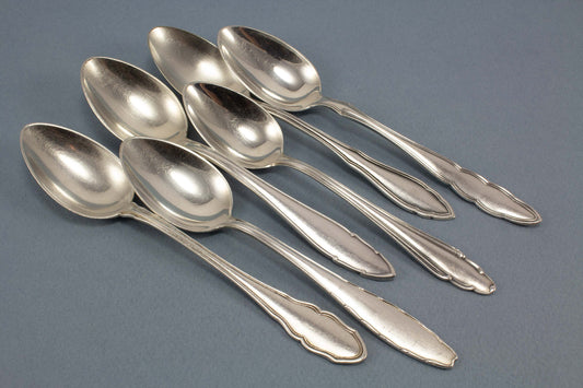 6 Vintage Teelöffel, Mix and Match