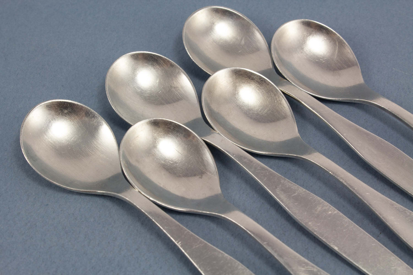 6 mocha spoons, WMF 3600 von Wilhelm Wagenfeld