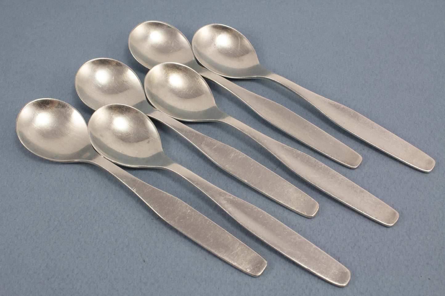 6 mocha spoons, WMF 3600 von Wilhelm Wagenfeld