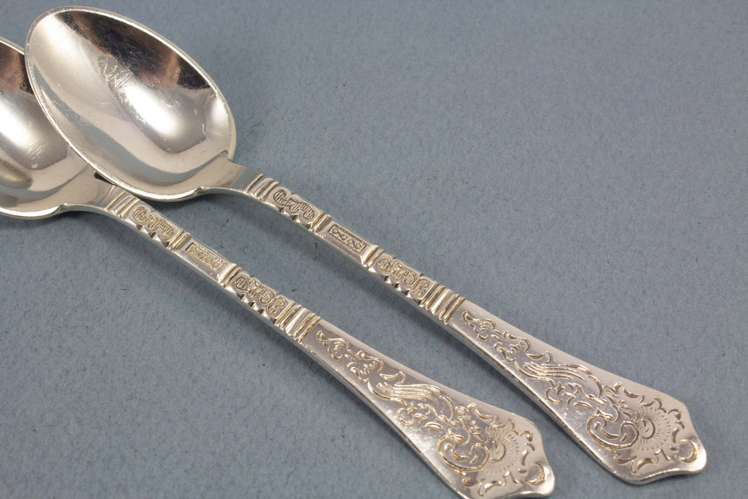 Teaspoon from Denmark, Art Nouveau spoon