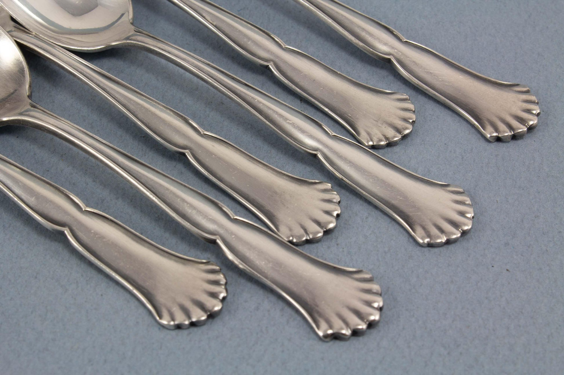 6 rare mocha spoons from Wellner