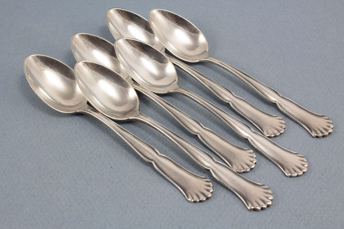 6 rare mocha spoons from Wellner