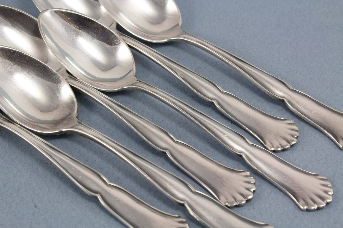 6 rare mocha spoons from Wellner