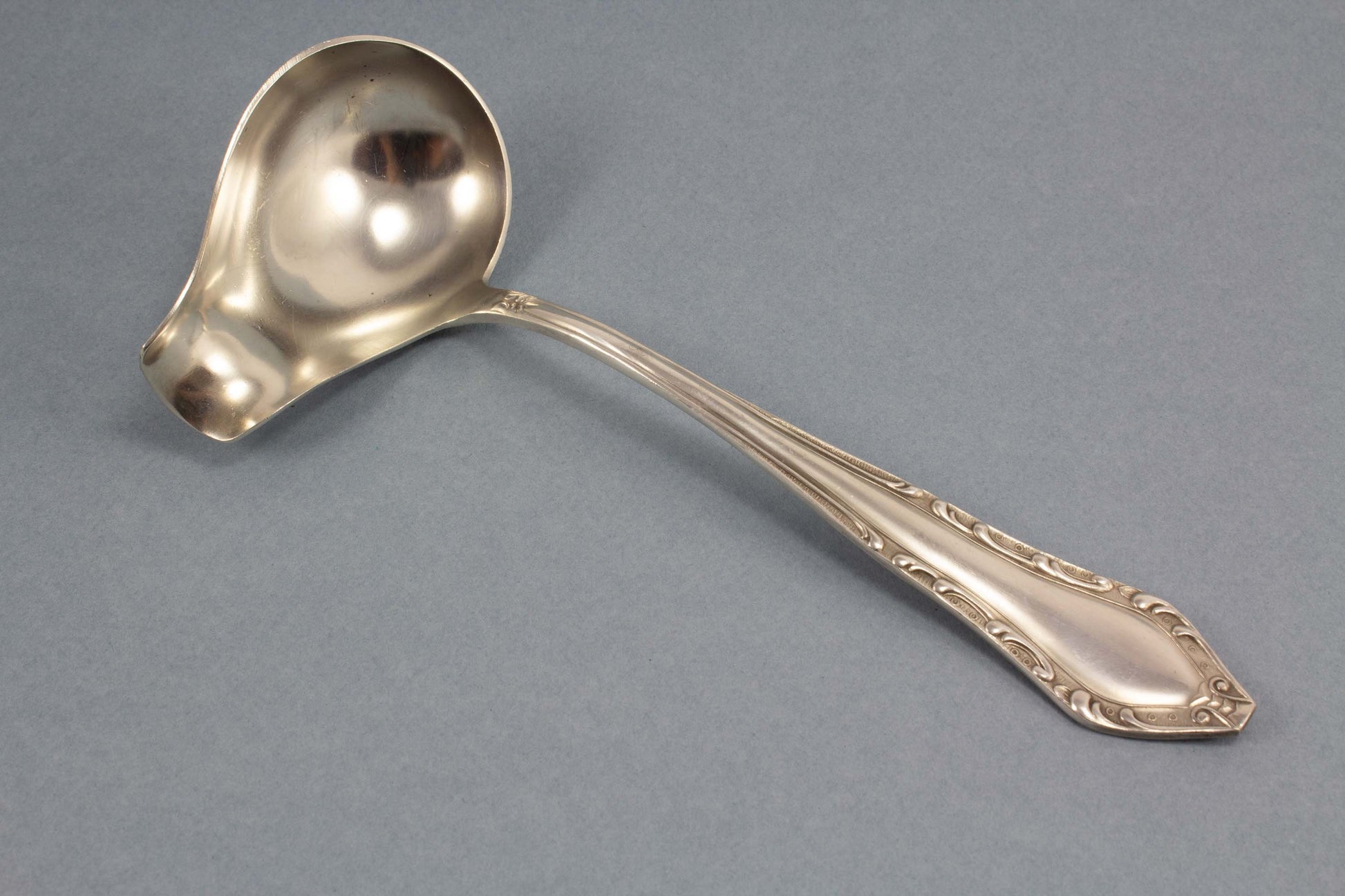Sauce ladle, silver-plated, pattern, ladle, silver-plated ladle
