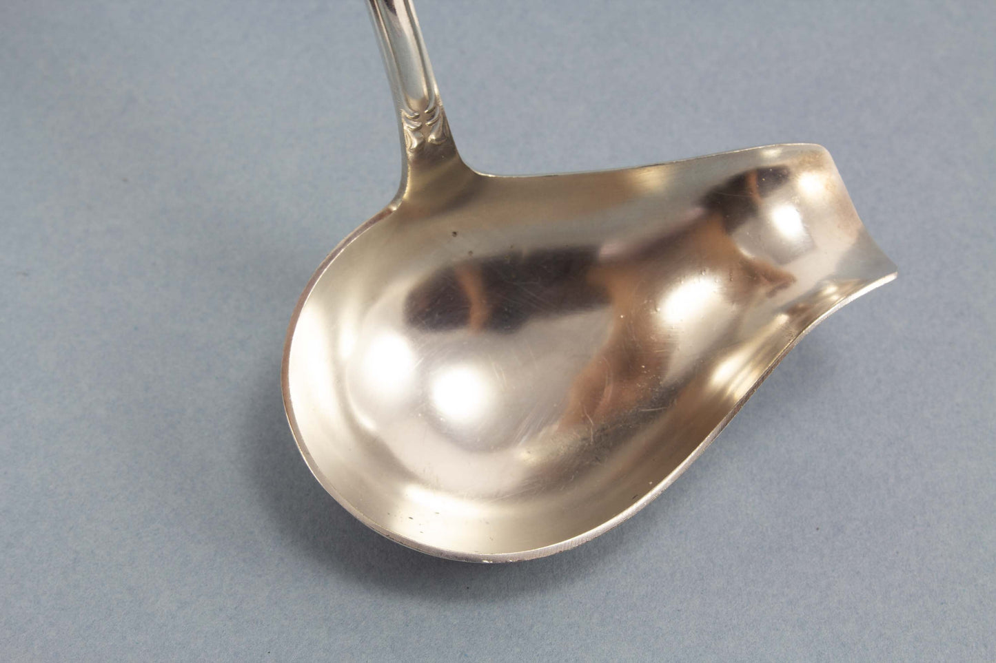 Sauce ladle, silver-plated, pattern, ladle, silver-plated ladle