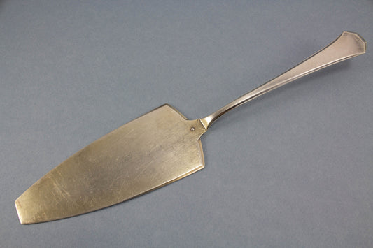 Großer Tortenheber, versilbertes Besteck, Kuchenheber, WMF 600 Art Deco