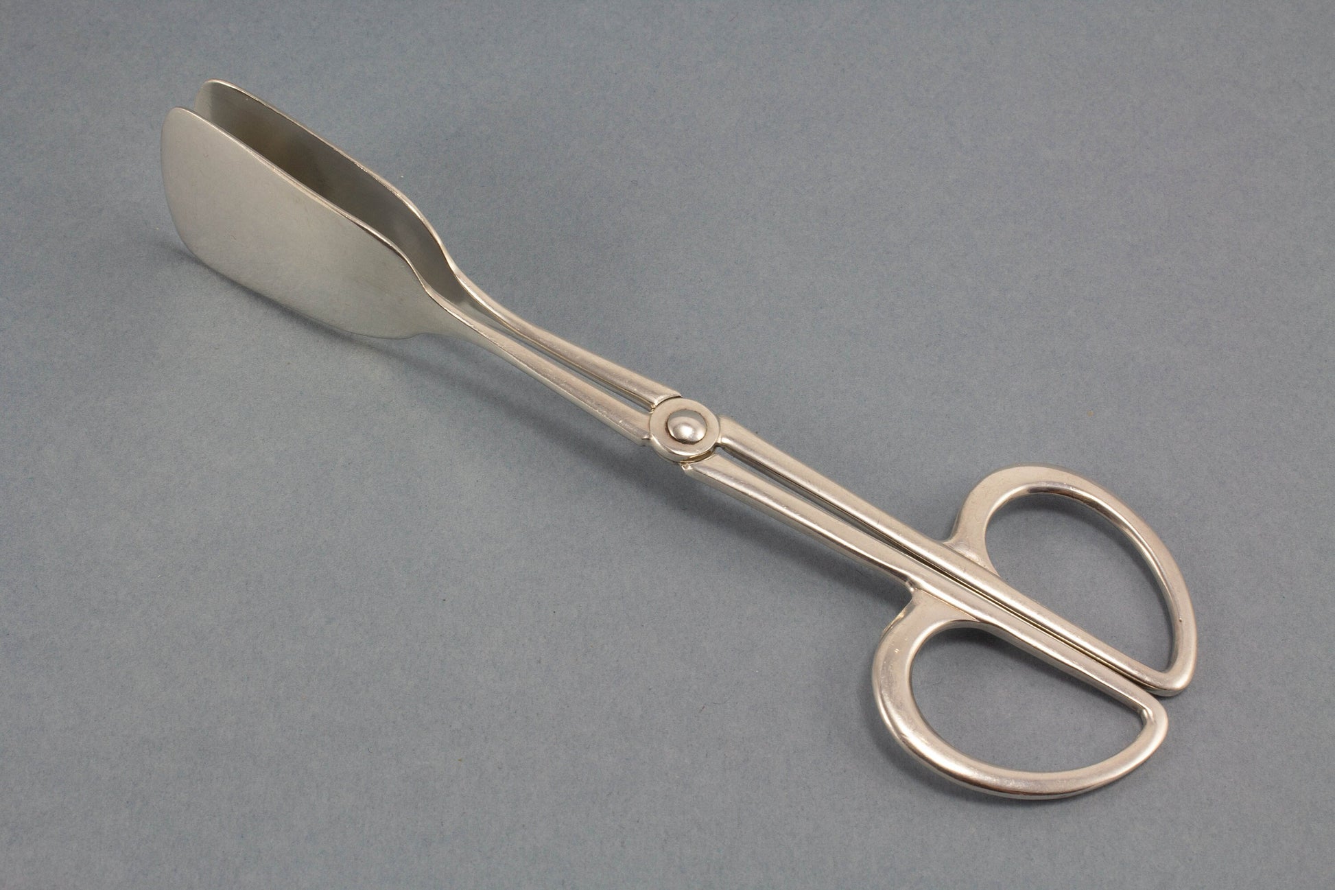 Silver-plated pastry pliers, Art Deco