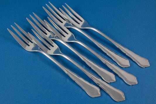 6 Kuchengabeln von WMF,  WMF Chippendale