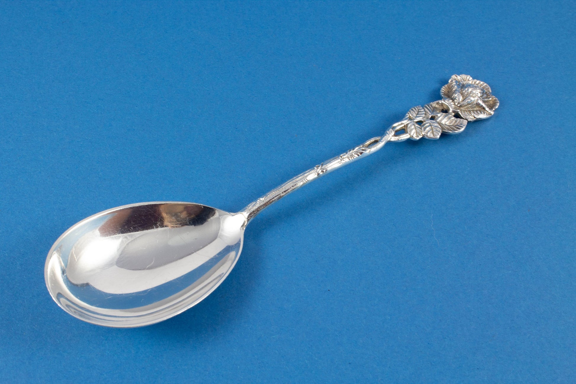 Silver-plated cream spoon by Christoph Widmann