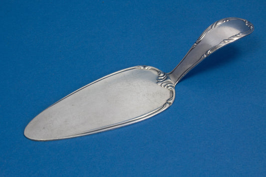 Kleiner Gebäckheber, versilbert, Jugendstil