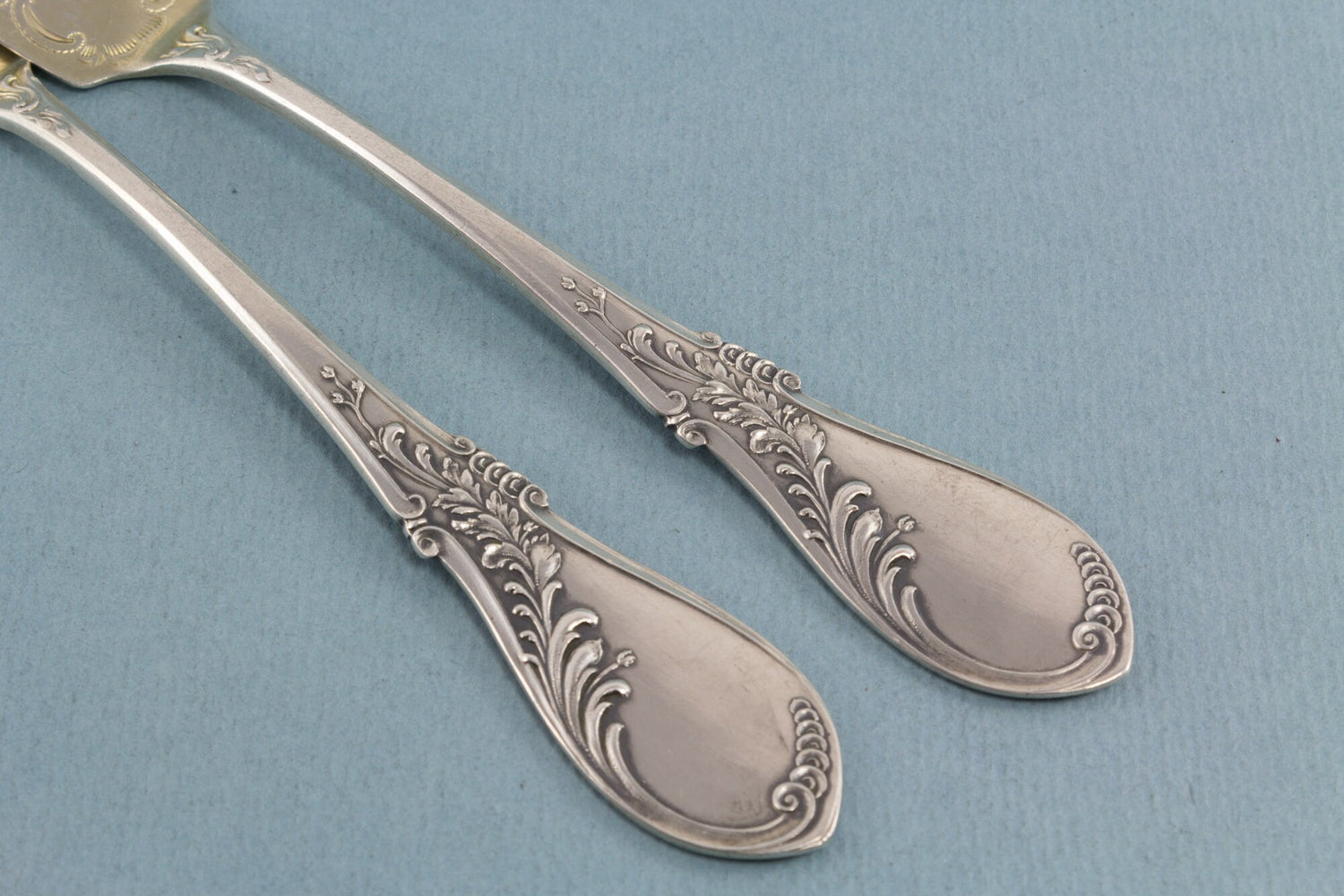 Noble silver knives set from 1900