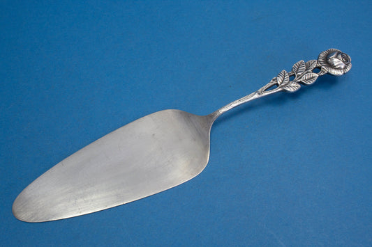 Tortenheber, Hildesheimer Rose, versilbert, Rosen