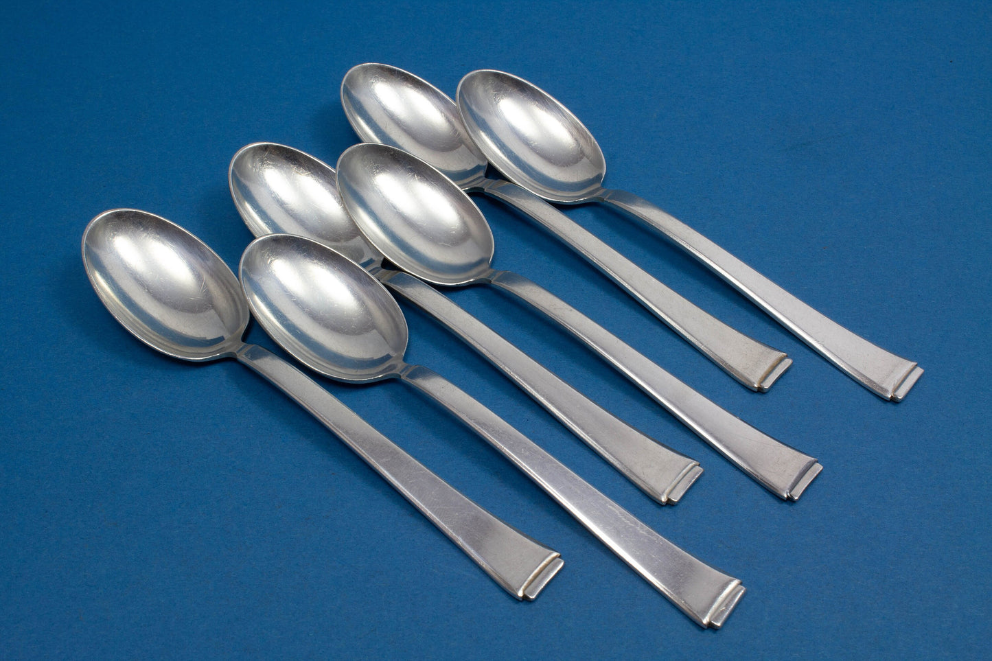 6 Teelöffel, WMF 2500 Art Deco