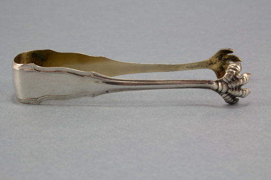 Sugar tongs, 800 silver, Art Nouveau