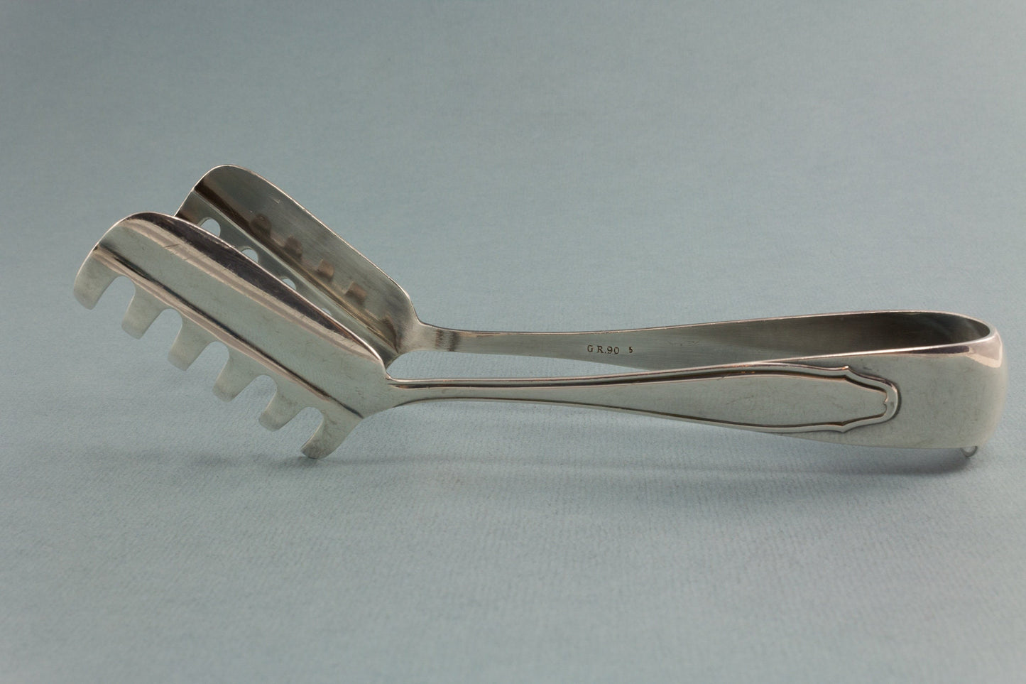Silver-plated pliers , vintage tongs