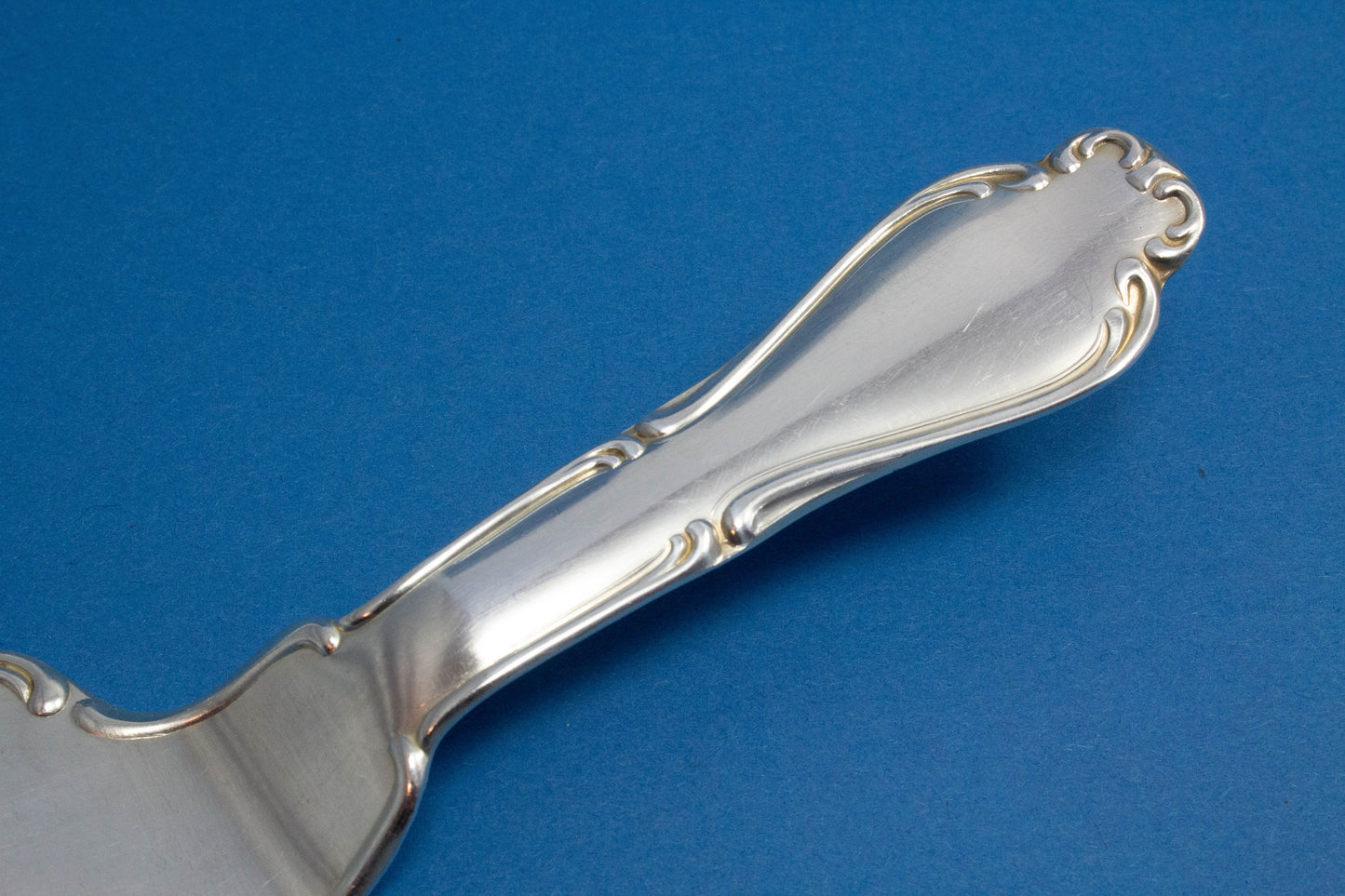Beautiful small cake server, silver plated
