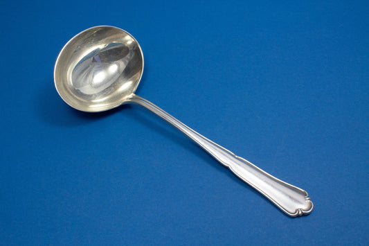 Versilberte Saucenkelle, Jugendstil