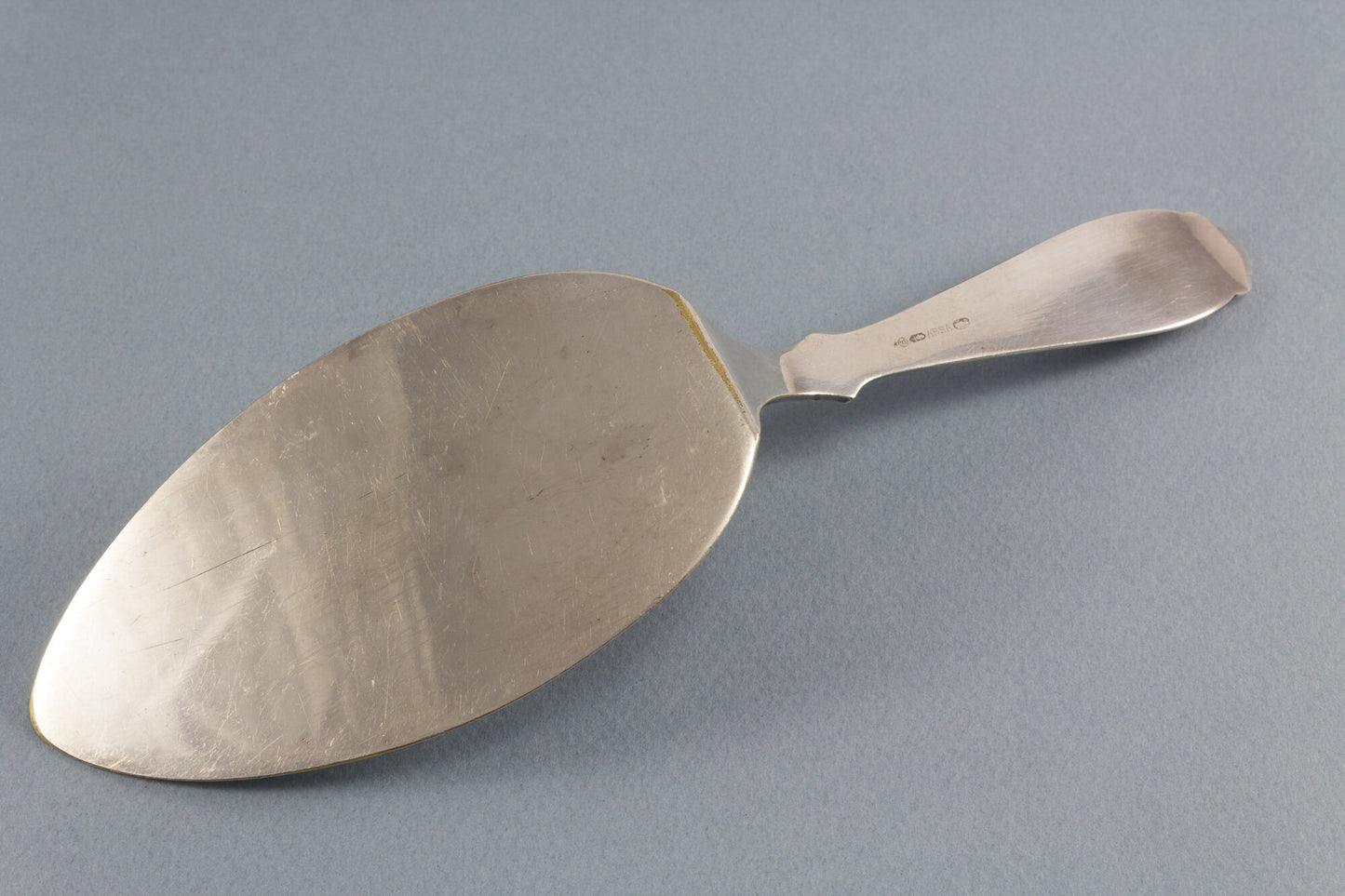 Silver-plated pastry server