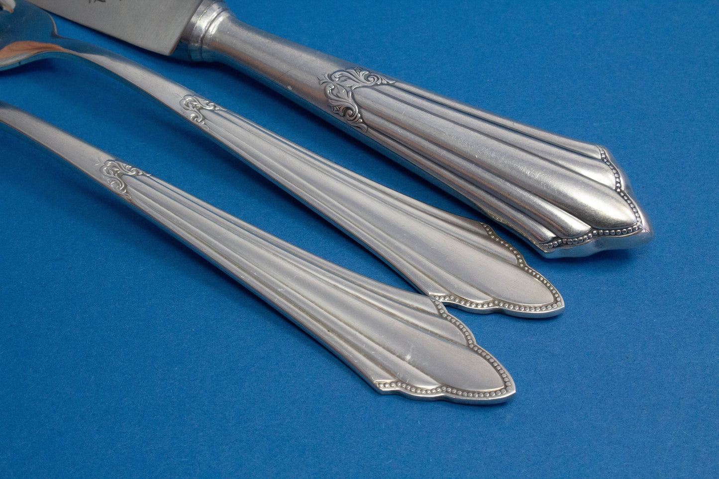 Noble cutlery set for 2, WMF 900 fanned