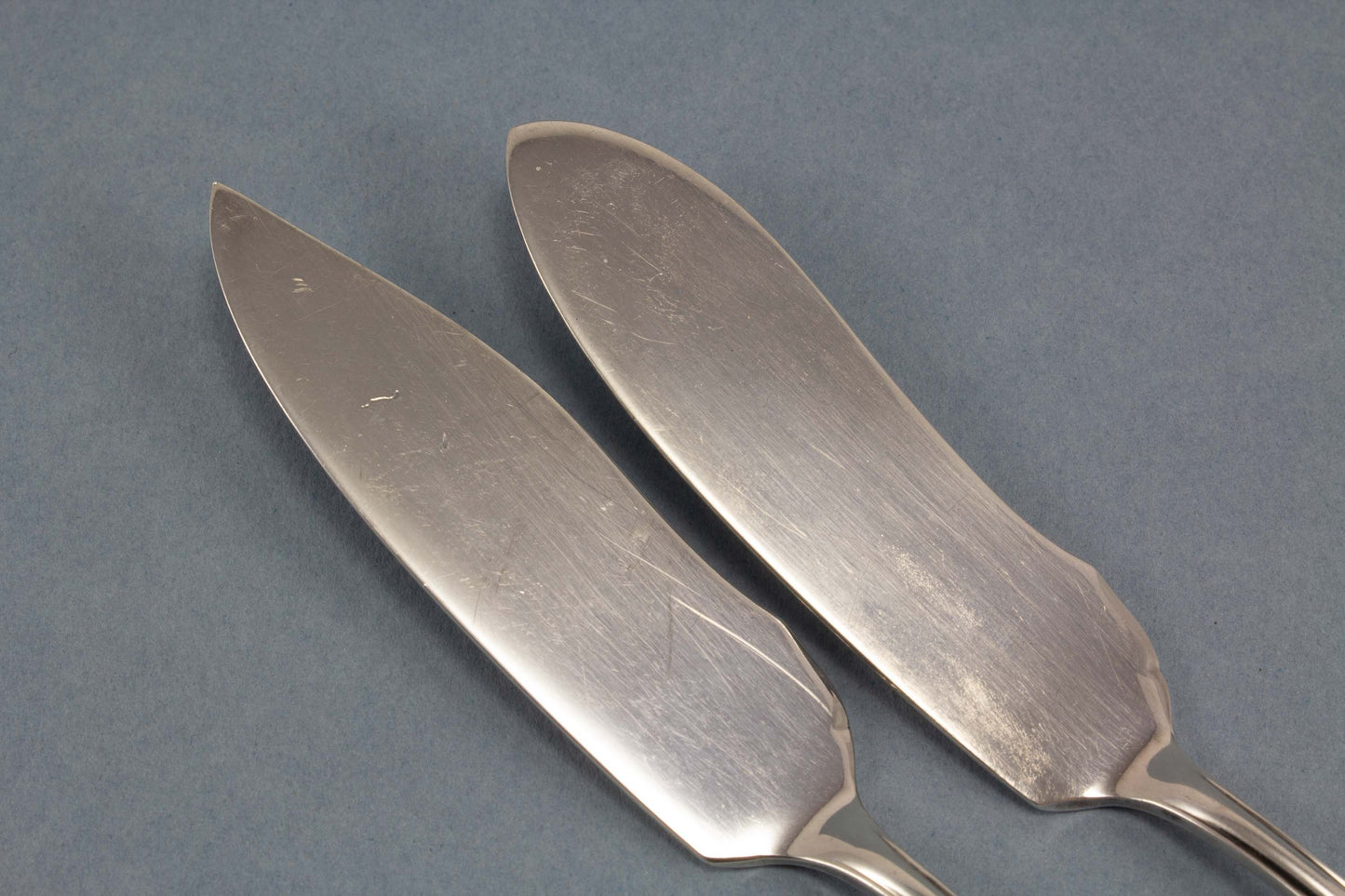 Silver plated cheese knife and butter knife, WMF 2100 Chippendale
