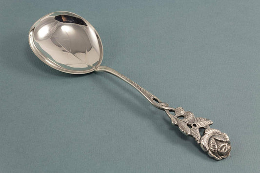 Sahnelöffel, versilbertes Vintage Besteck - Löffelland