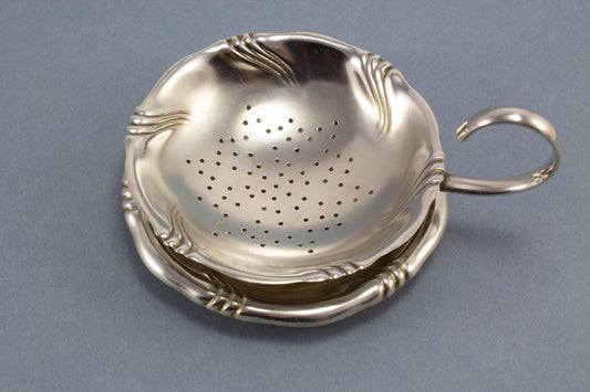 Teesieb, versilbert, Vintage Tee Sieb - Löffelland