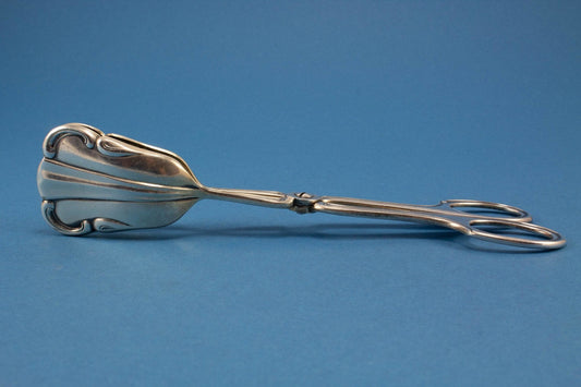 Versilberte Vintage-Gebäckzange - Löffelland